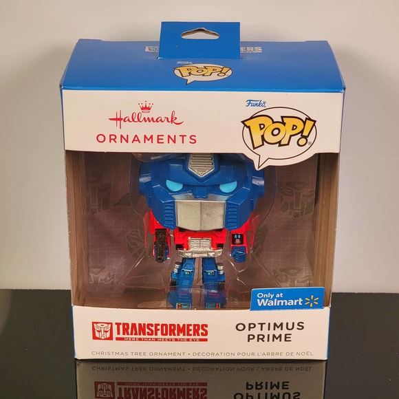 Funko Pop Hallmark Optimus Prime Transformers Ornament Exclusive Christmas NEW - Picture 1 of 4